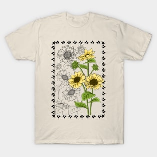 Sunflowers Art T-Shirt